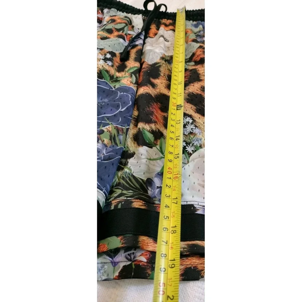 Jordan Men's Dri-FIT Diamond Shorts Floral Leopard Mesh Blue Size L FQ2945-457